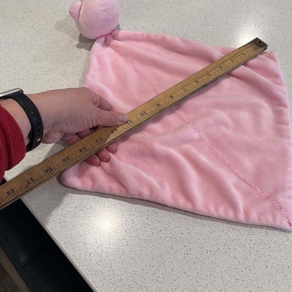 Carter's Just one year - Precious Firsts Pink Bear Baby Blanket lovey - Picture 7 of 7